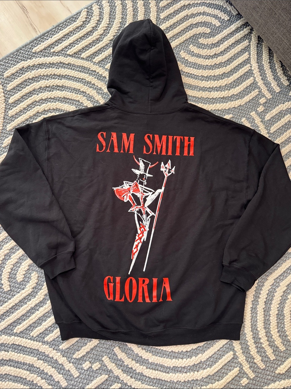 Official Sam Smith Gloria Tour Hoodie XL Black Graphic Pullover  UNISEX